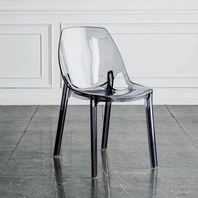 Acrylic Dining Chair - Nordic Clear Durable Seat