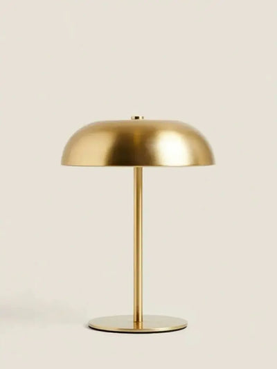 Cordless Metal Table Lamp | Portable Industrial LED Light