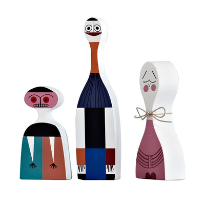 Wooden Character Figurines - Handcrafted MDF Sculptures
