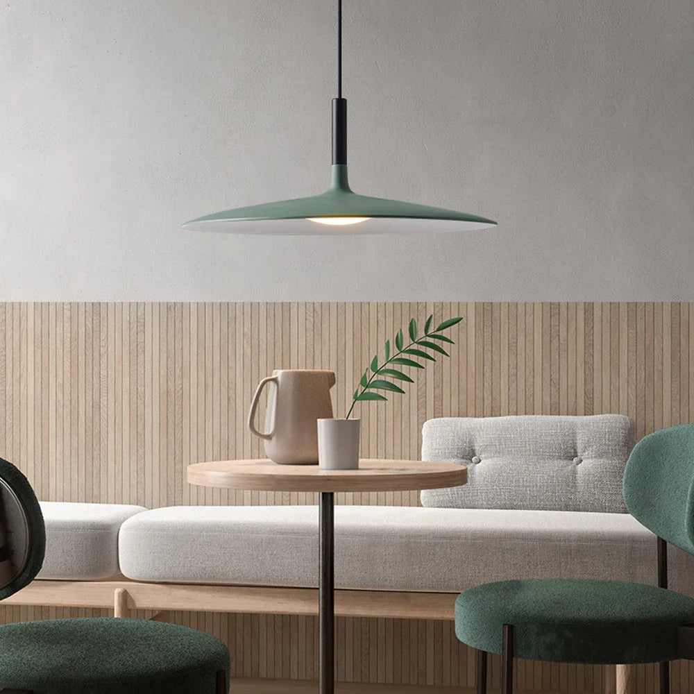 Minimalist Ceiling Light - Aluminium Pendant Lamp With Adjustable Wire