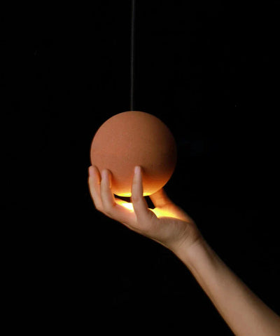 Cement Ceiling Light - Moon & Planet Ball Pendant