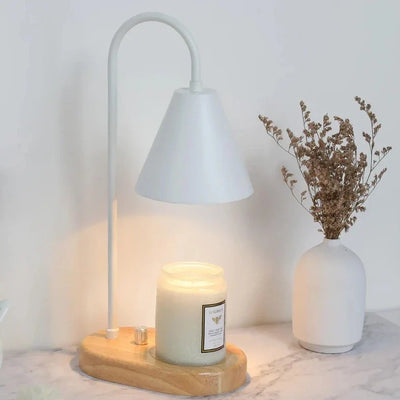Candle Warmer Electric - Wood Base Sleek Design