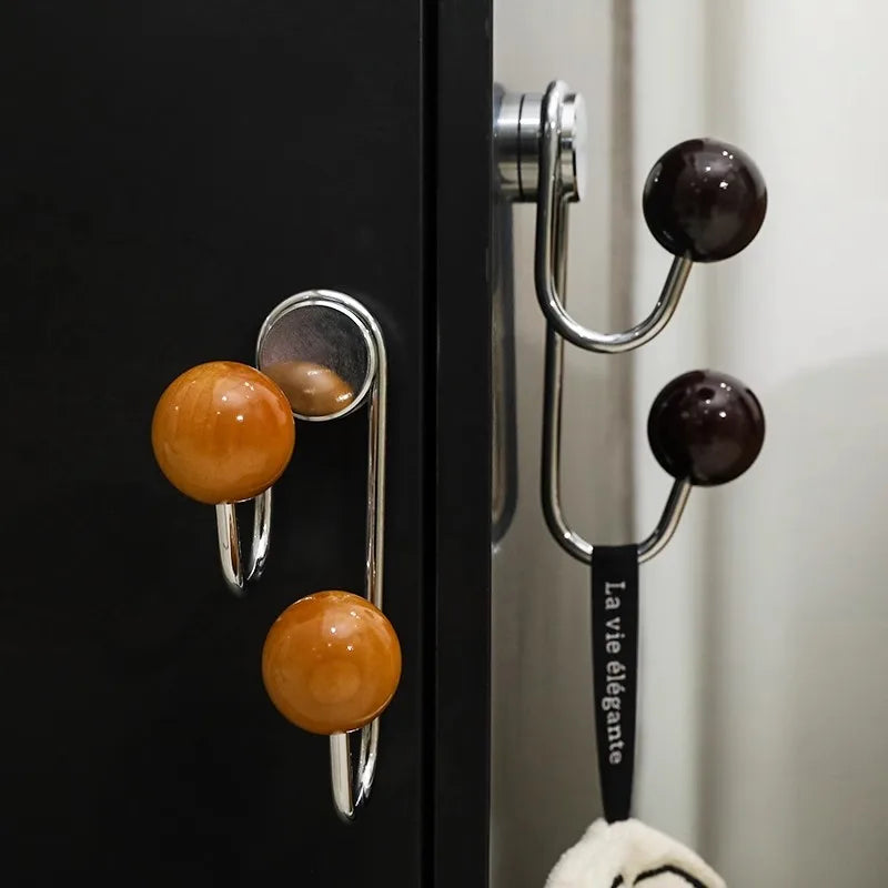 Magnetic Stainless Steel Hook | Strong Retro Ball Hanger
