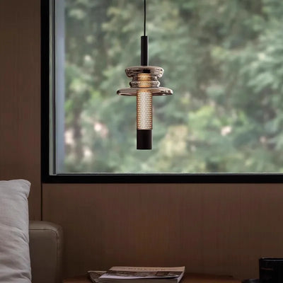 Italian Mesh Pendant Light – Modern Ceiling Lamp with Adjustable Wire