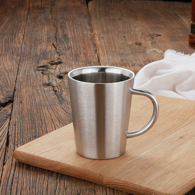 Stainless Steel Mug - Thermal Insulated Travel Cup 180ml