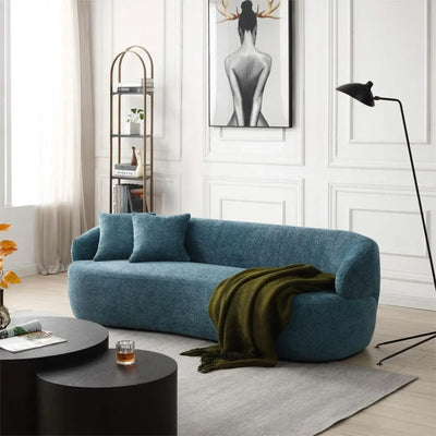 3-Seat Lounge Sofa | Modern Living Room Couch With Pillows