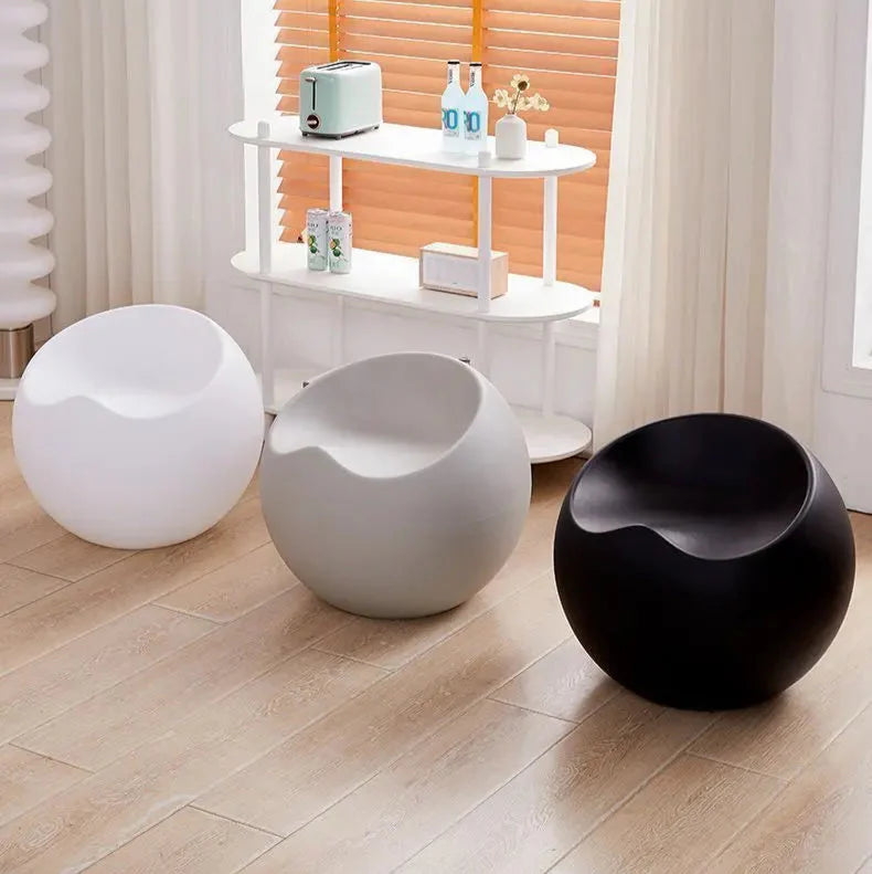 Danish Apple Stool - Compact Plastic Seating