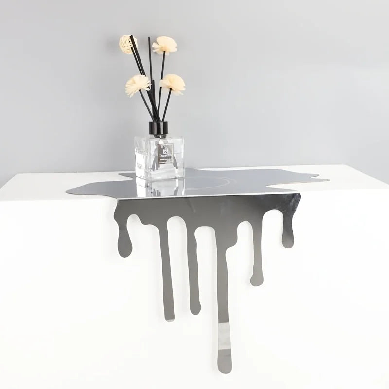 Stainless Steel Ornament | Sculptural Table Accent Plate