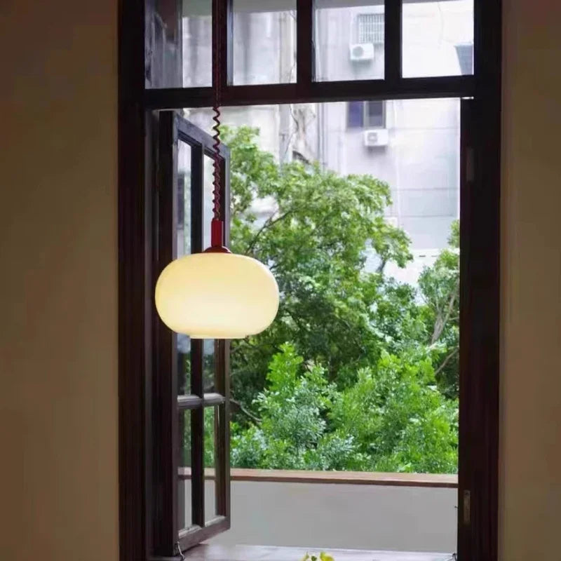 Retro Pendant Lamp – Colorful Coil Nordic Lighting Fixture