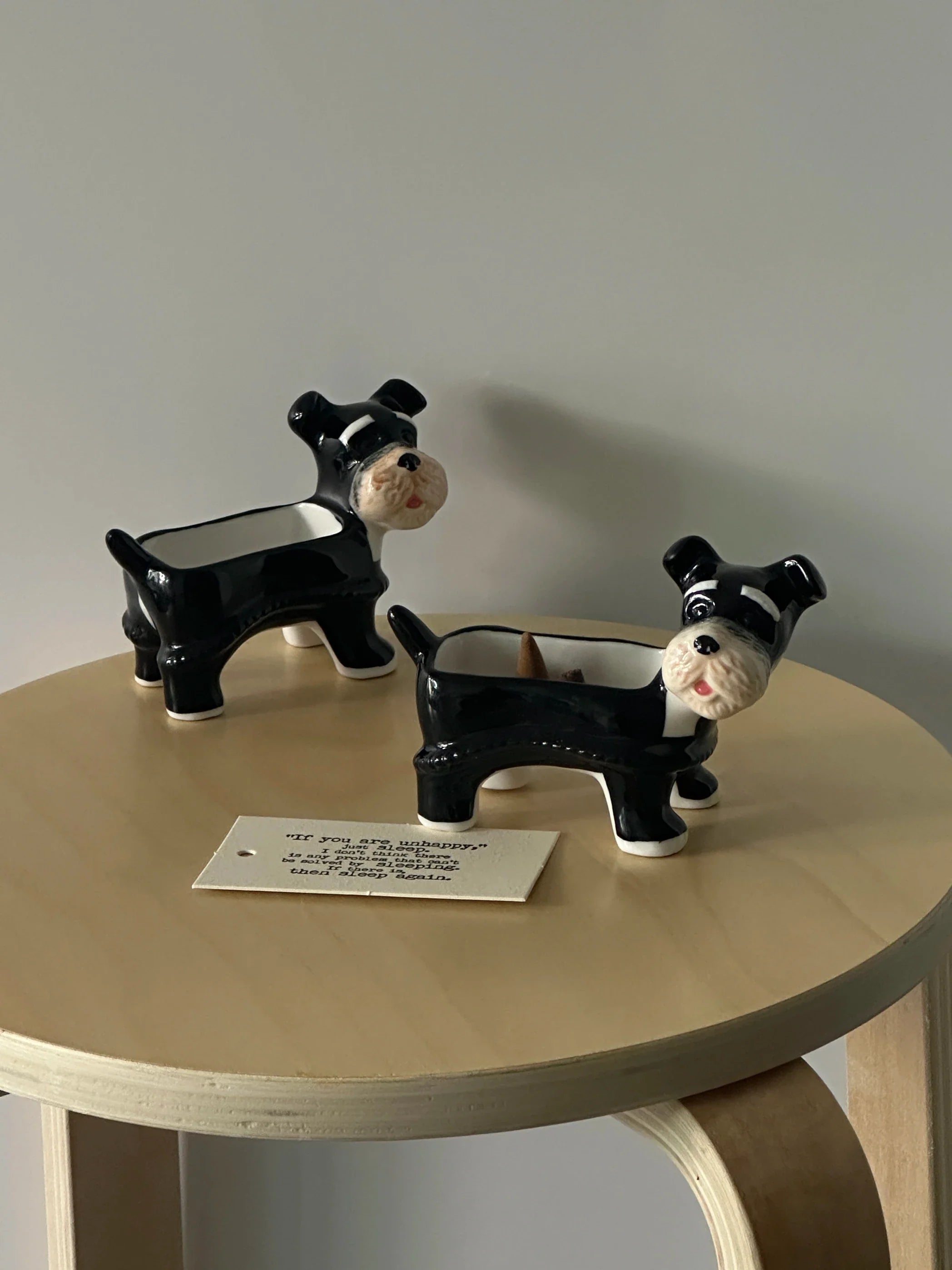 Schnauzer Ceramic Bowl | Multi-Purpose Smoke Releasing Bowl