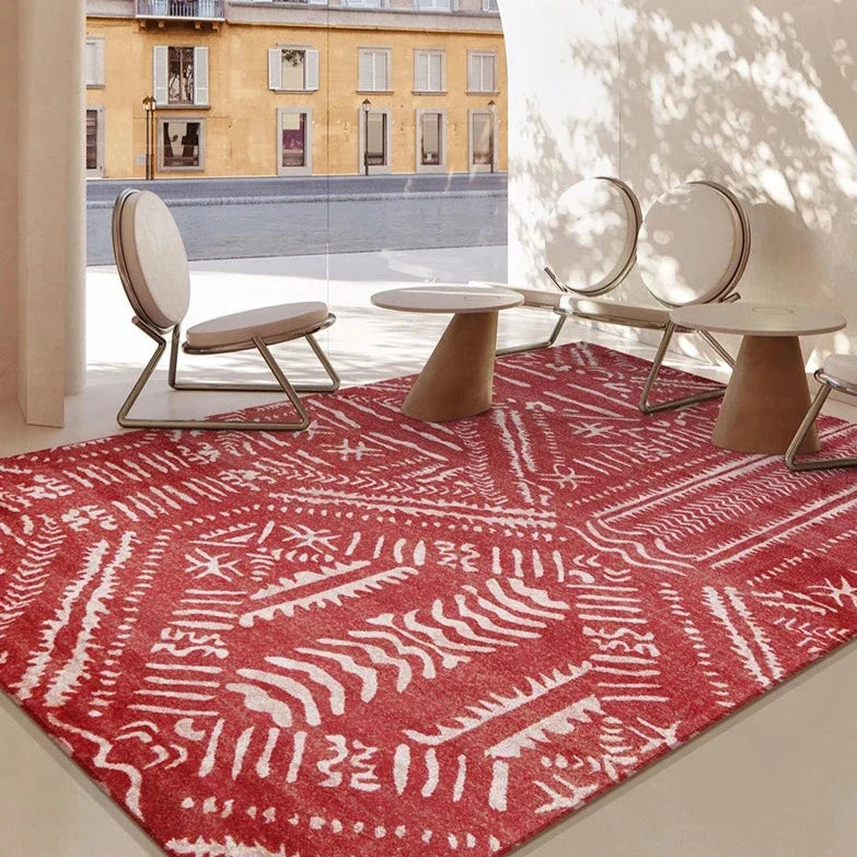 Bohemian Area Rug - Retro Washed Carpet Mat