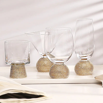 Crystal Ball Glass - Handcrafted Luxury Drinking Glass