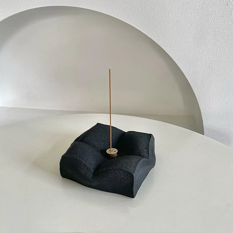Ceramic Incense Holder - Pillow Shaped Stand