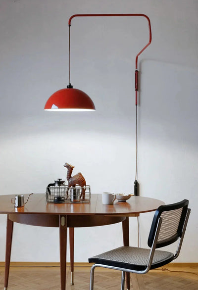 Industrial Pivot Wall Lamp - Adjustable Swing Arm Lighting Fixture