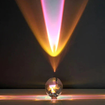 Crystal Table Lamp - Mini LED Sunset Sky Light