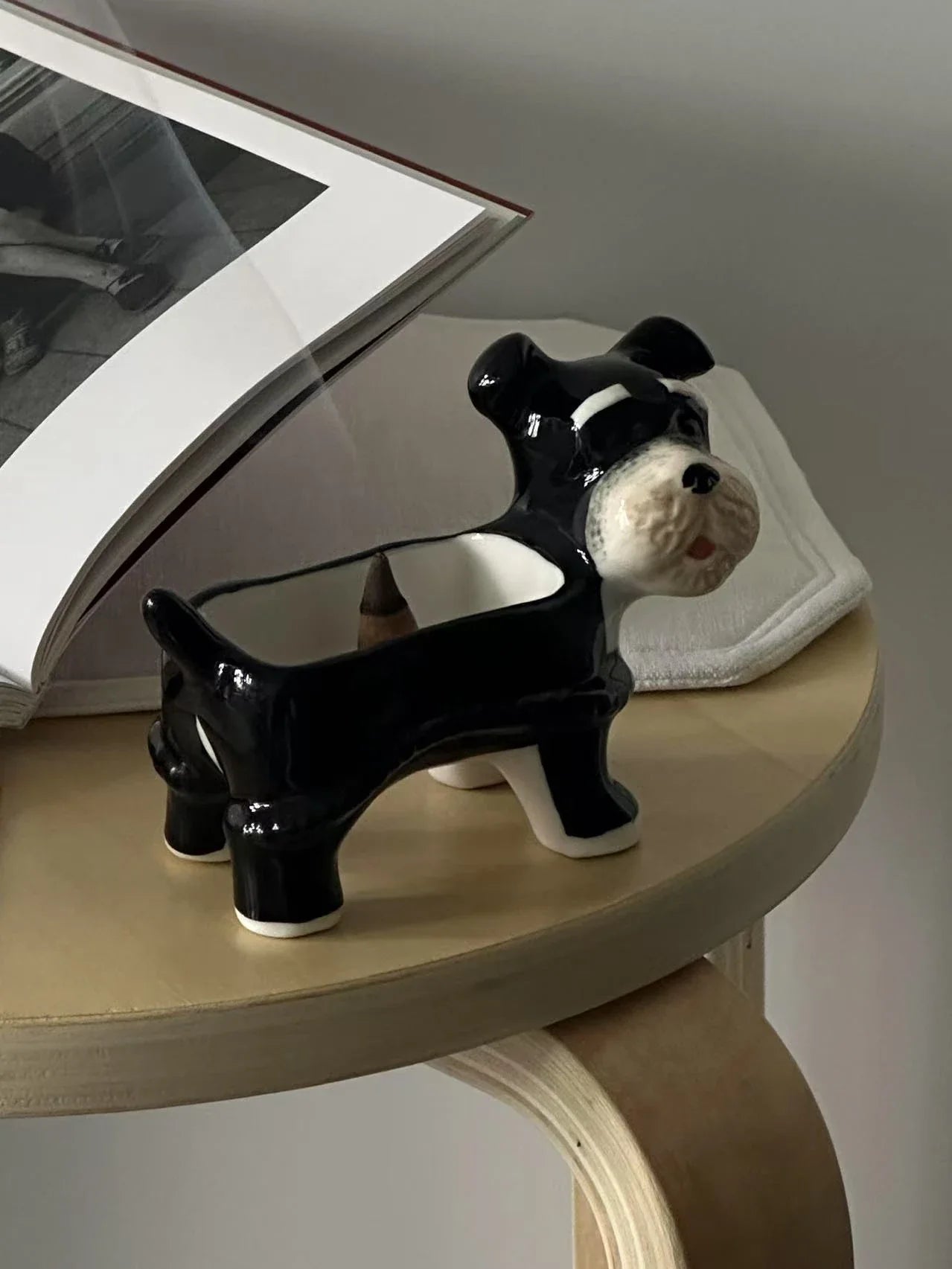 Schnauzer Ceramic Bowl | Multi-Purpose Smoke Releasing Bowl