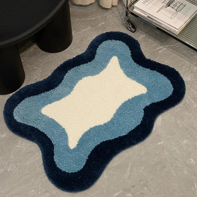 Abstract Gradient Rug - Modern Area Rug with Bold Color