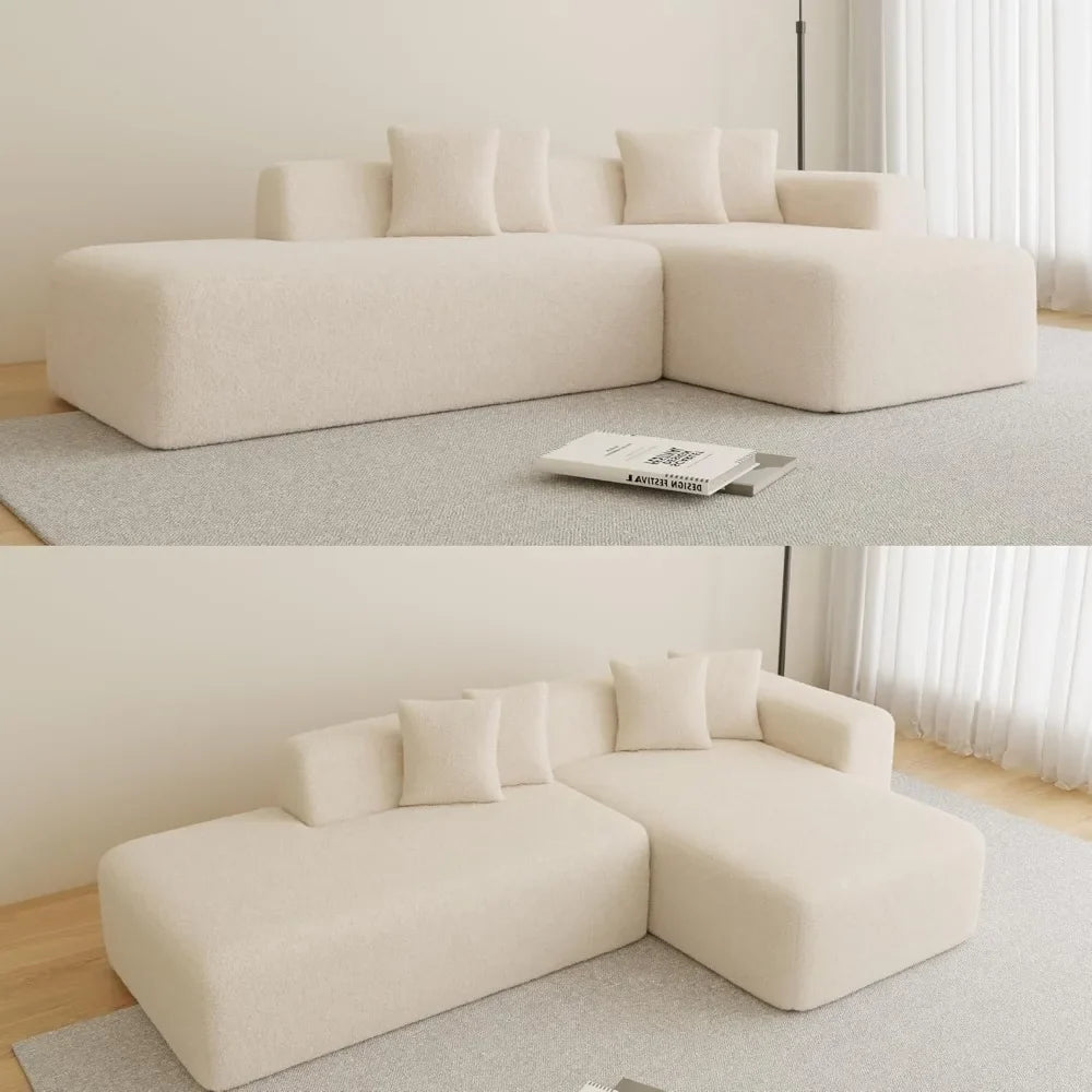 L-Shape Sectional Sofa - Modular Cloud Couch