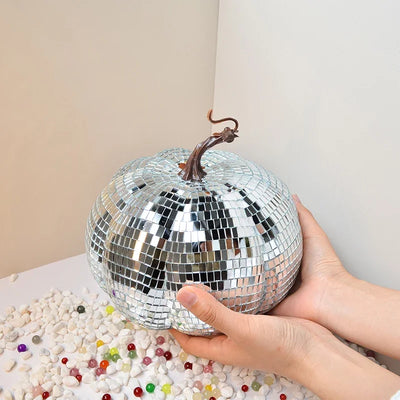 Disco Ball Pumpkin | Halloween Party Ornament