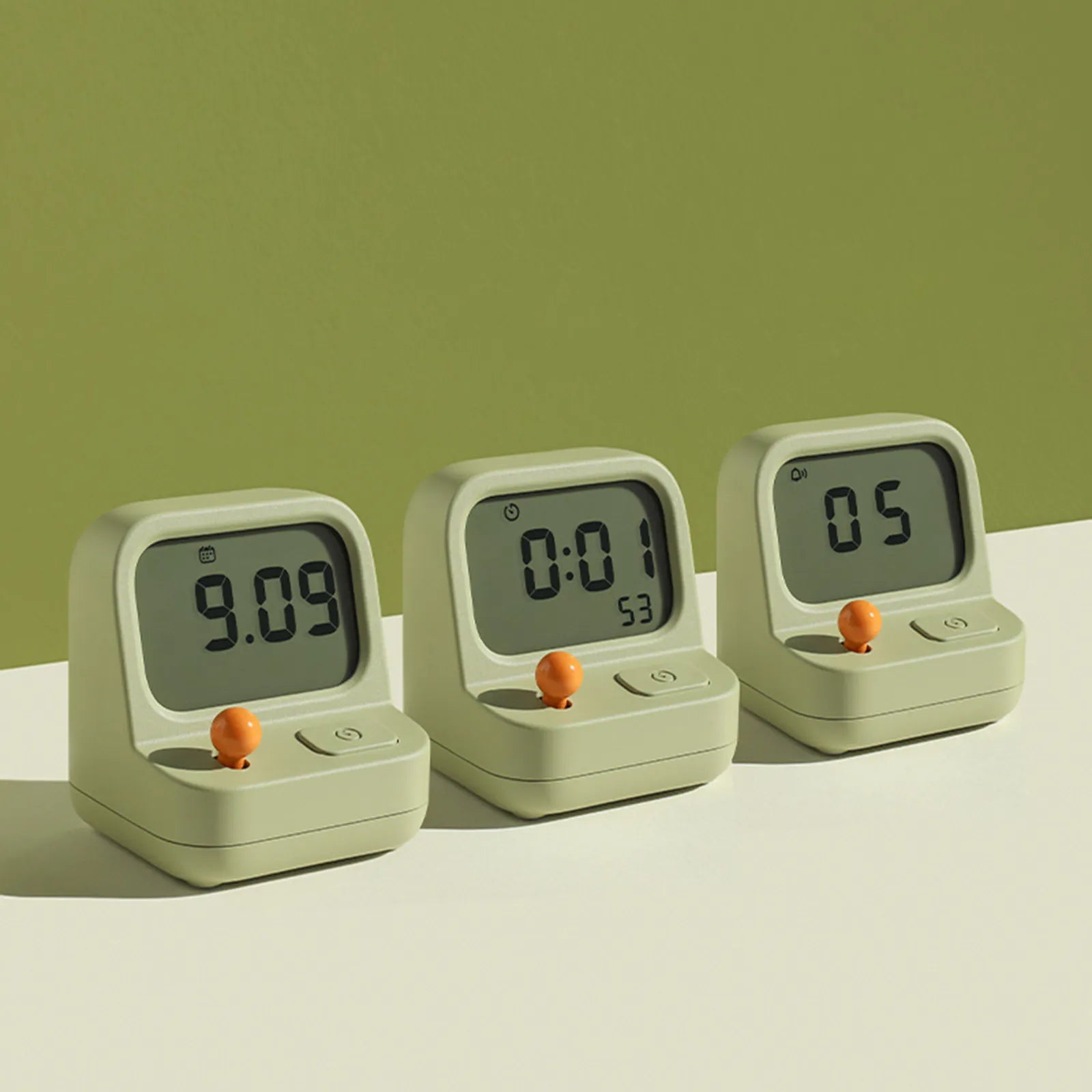 Arcade Game Alarm Clock - Mini Digital Retro Timer