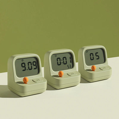 Arcade Game Alarm Clock - Mini Digital Retro Timer