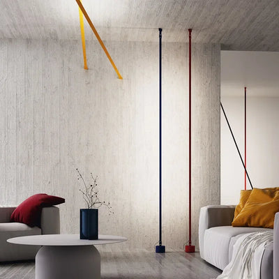 Retro Strip Floor Lamp - LED Vintage Lighting
