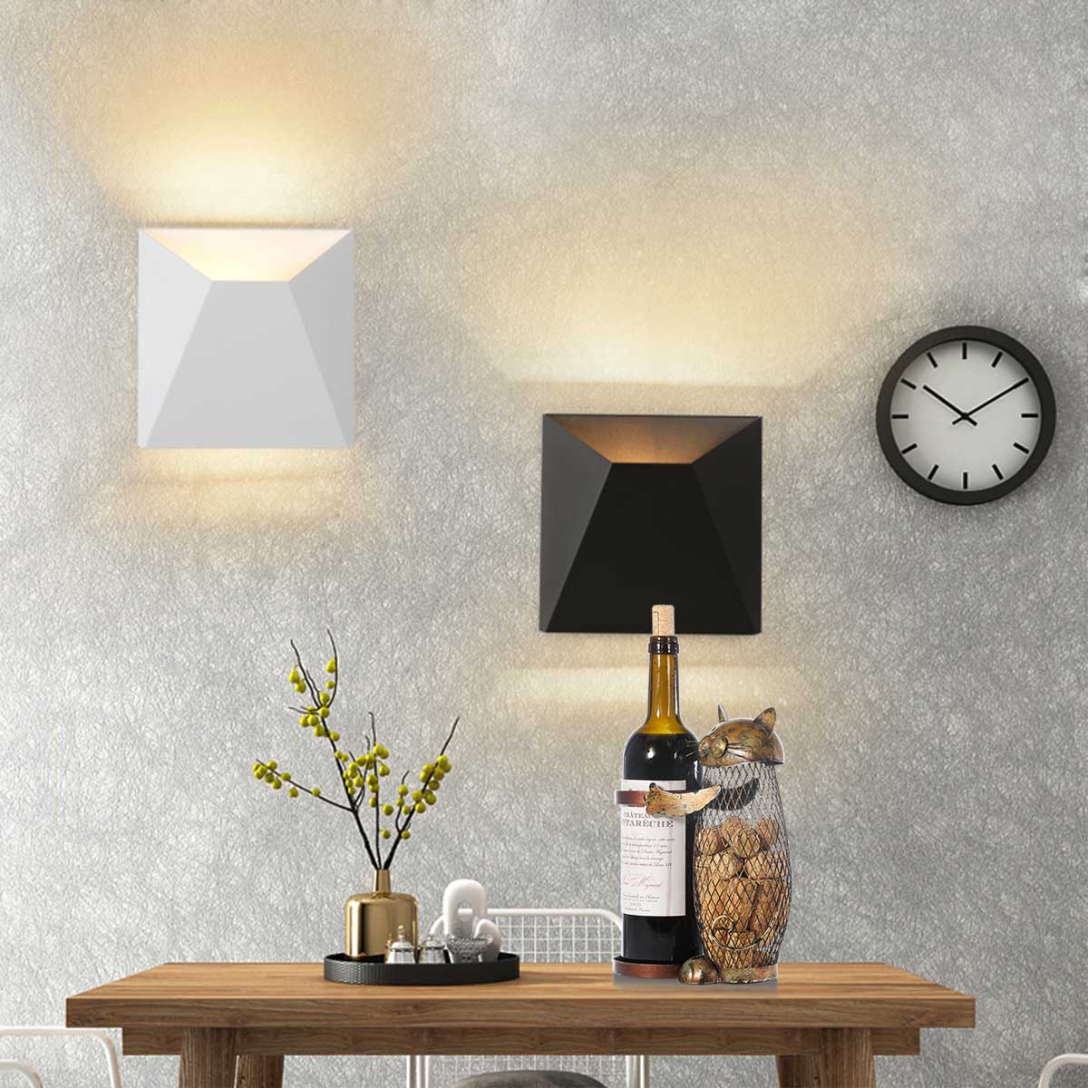 Cat Wine Holder | Unique Metal Wine Rack & Cork Storage