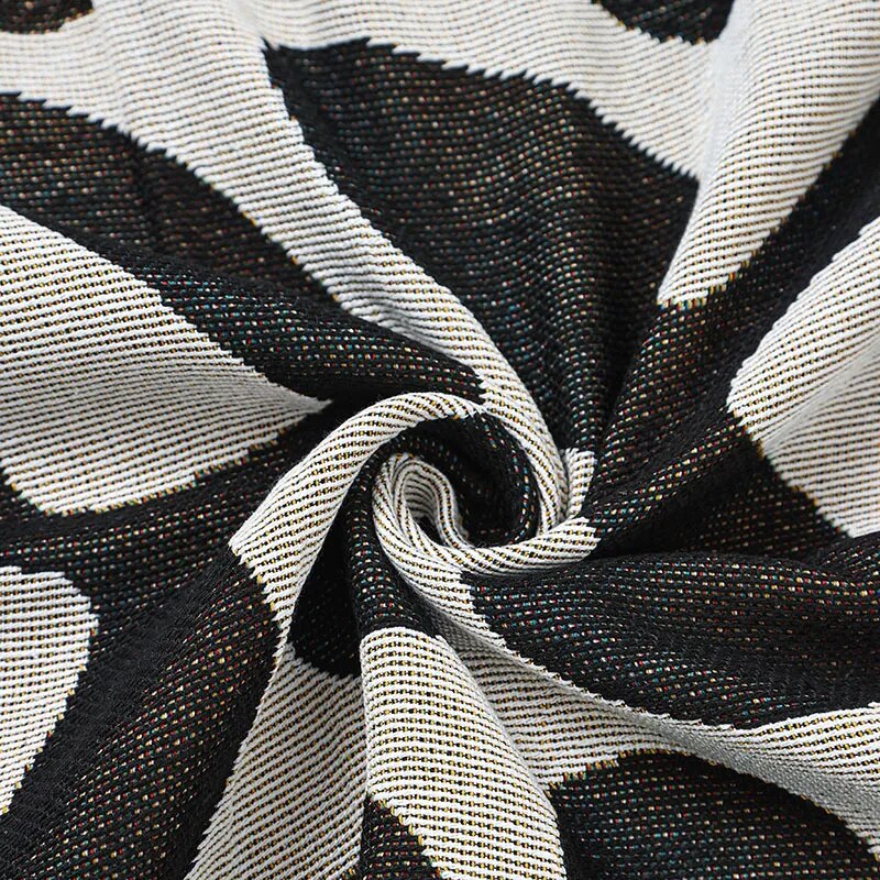 Retro Vine Throw Blanket – Soft Cozy Cotton Blend 51x63 Inches