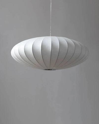 Japanese Silk Chandelier | Elegant Wabi-Sabi Ceiling Lamp