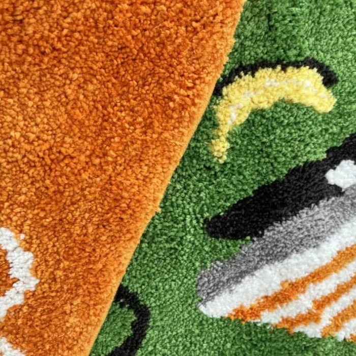 Hand Crafted Bath Mat – Plush Swimming Pool Design