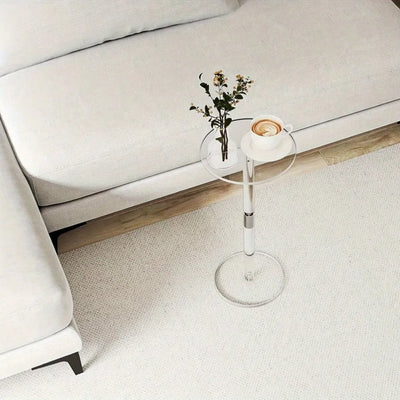 Transparent Acrylic Side Table - Mini Modern Compact Design