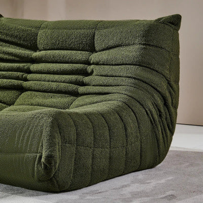 Teddy Velvet Sofa - Two-Seater Foam Loveseat