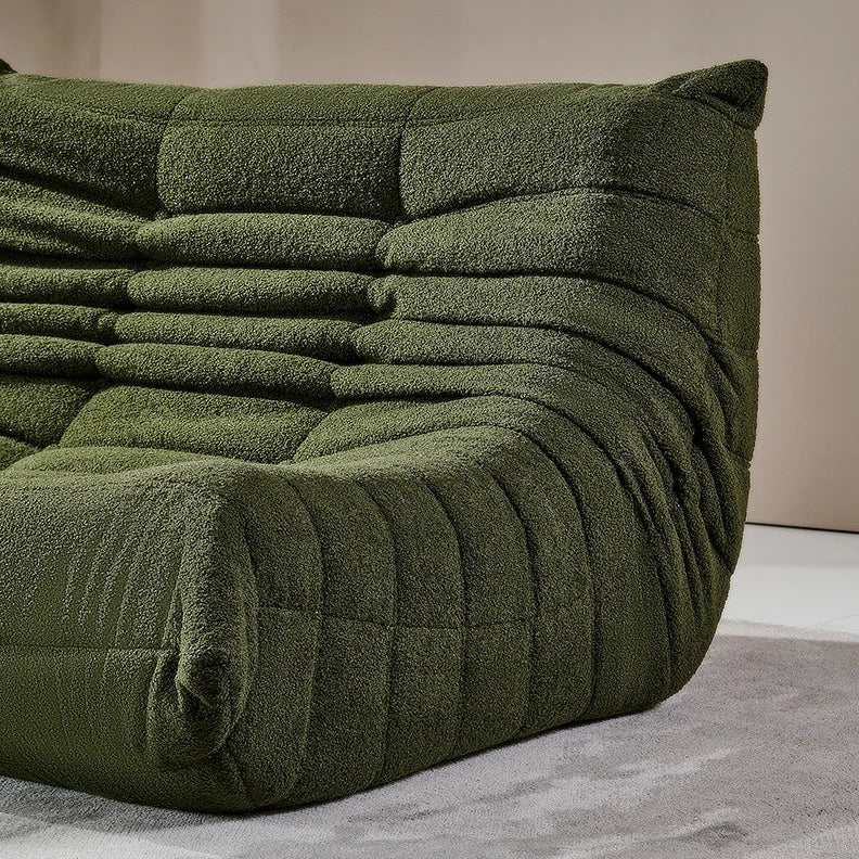 Teddy Velvet Sofa - Two-Seater Foam Loveseat