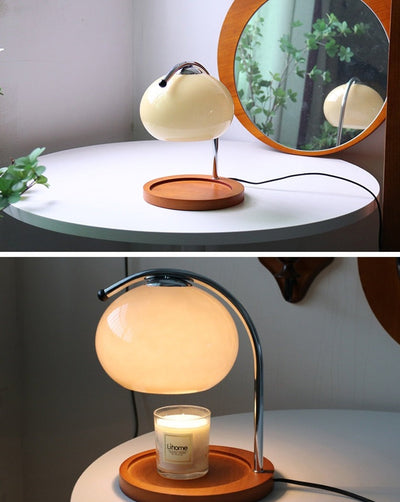 Glass Candle Warmer | Retro Dimmable Lamp