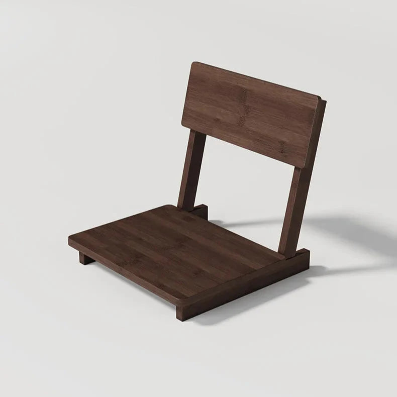Japanese Wooden Tatami Seat – Oak Wood Meditation Chair
