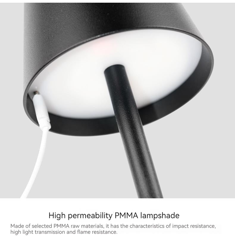Cordless Touch Lamp | Contemporary Hotel Style Lighting