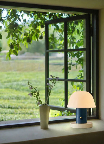 Cordless Mushroom Lamp | Modern Table Lamp by Haus Theory
