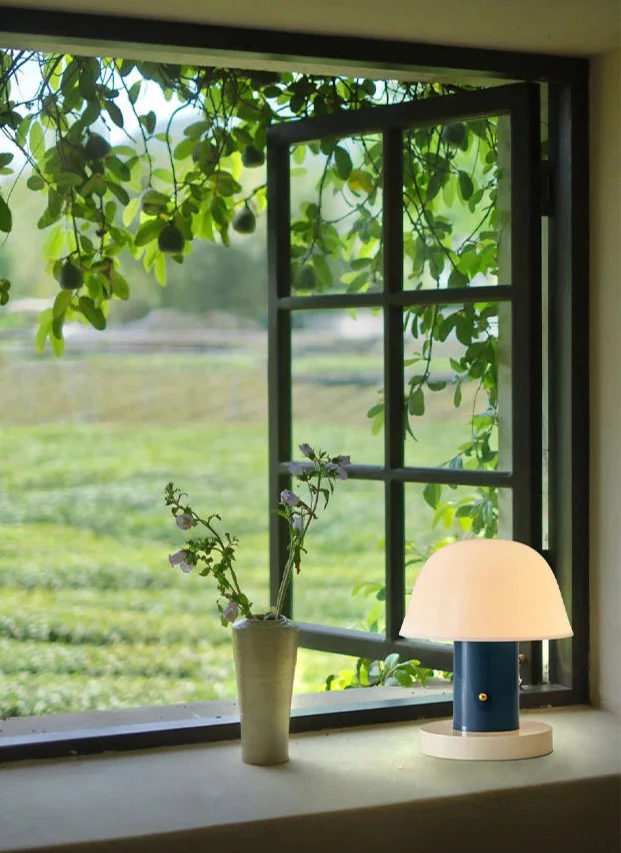 Cordless Mushroom Lamp | Modern Table Lamp by Haus Theory