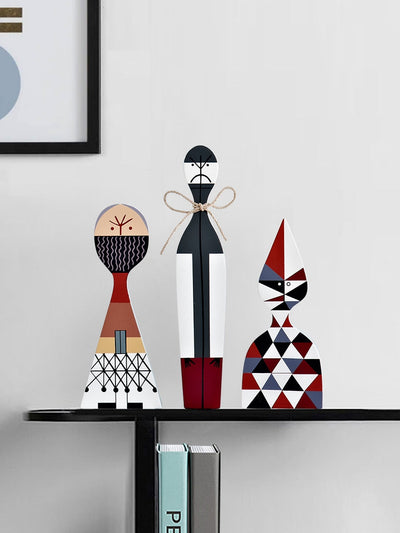 Wooden Character Figurines - Handcrafted MDF Sculptures