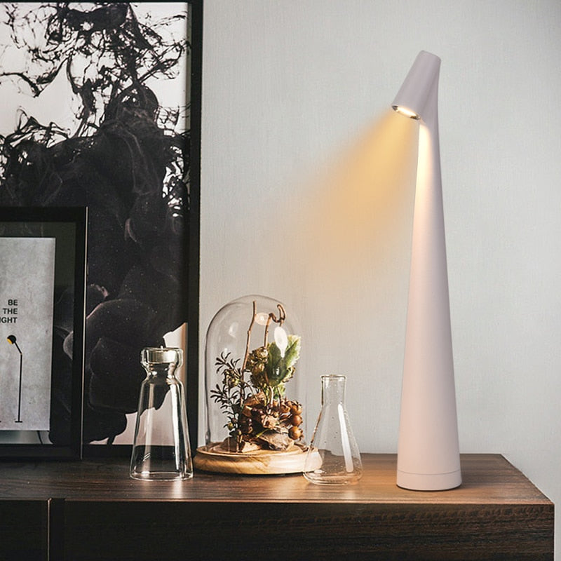 Modern Pin Light Lamp | Adjustable Dimmable LED Table Lamp
