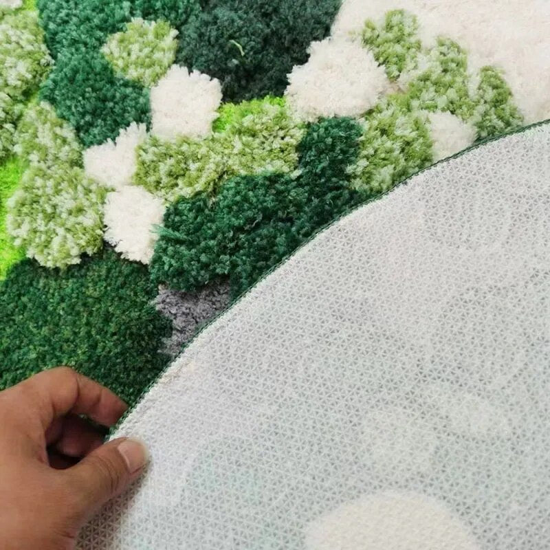 Hand Crafted Carpet - Forest Carpet 4ft Round Polyester