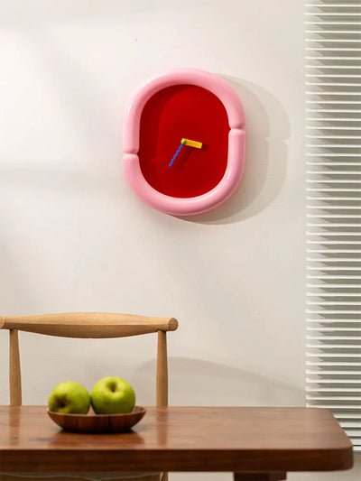 Tube Frame Wall Clock – Modern Minimalist Design