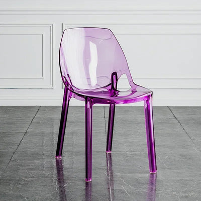 Acrylic Dining Chair - Nordic Clear Durable Seat