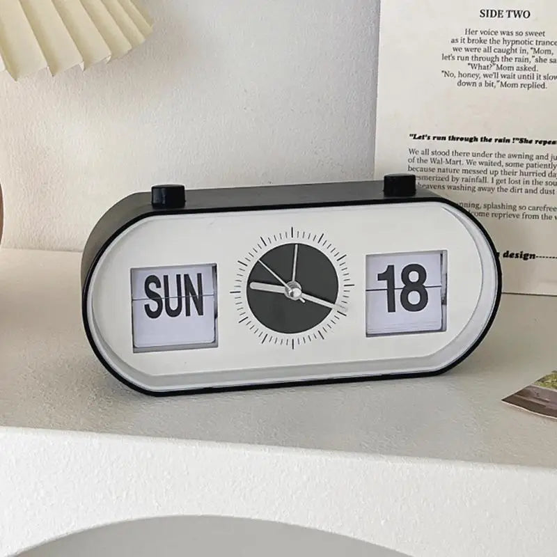 Retro Desktop Clock - Flip Mechanical Alarm