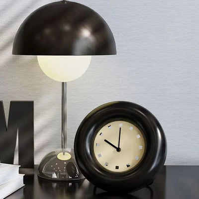 Silent Mini Alarm Clock - Nordic Bubble Design