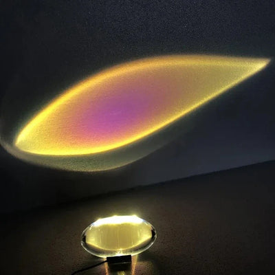 Crystal Table Lamp - Mini LED Sunset Sky Light