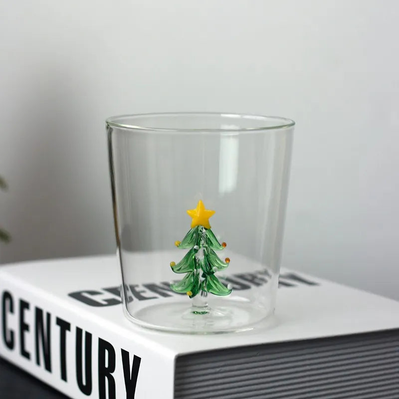 Christmas Tree Ornament - Ichendorf Style Glass Base 380ml Elegant Holiday Decor