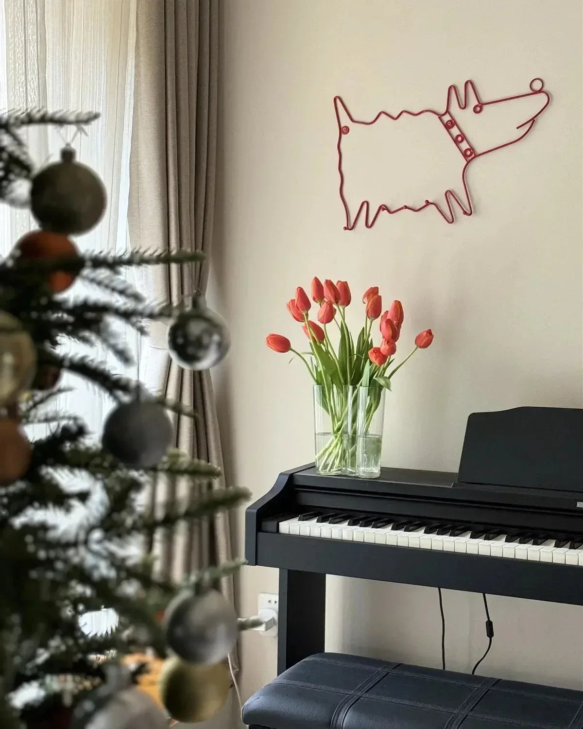 Metal Wall Hook - Bull Terrier Coat Hanger | Durable Decor