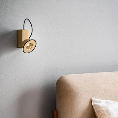 Retro Wall Lamp - Magnetic Head Studio Style Lighting Fixture