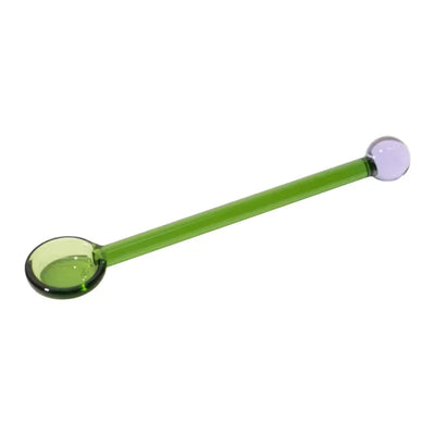 Colored Glass Spoon – Glass Stirring Bar, Precise Drink Stirrer